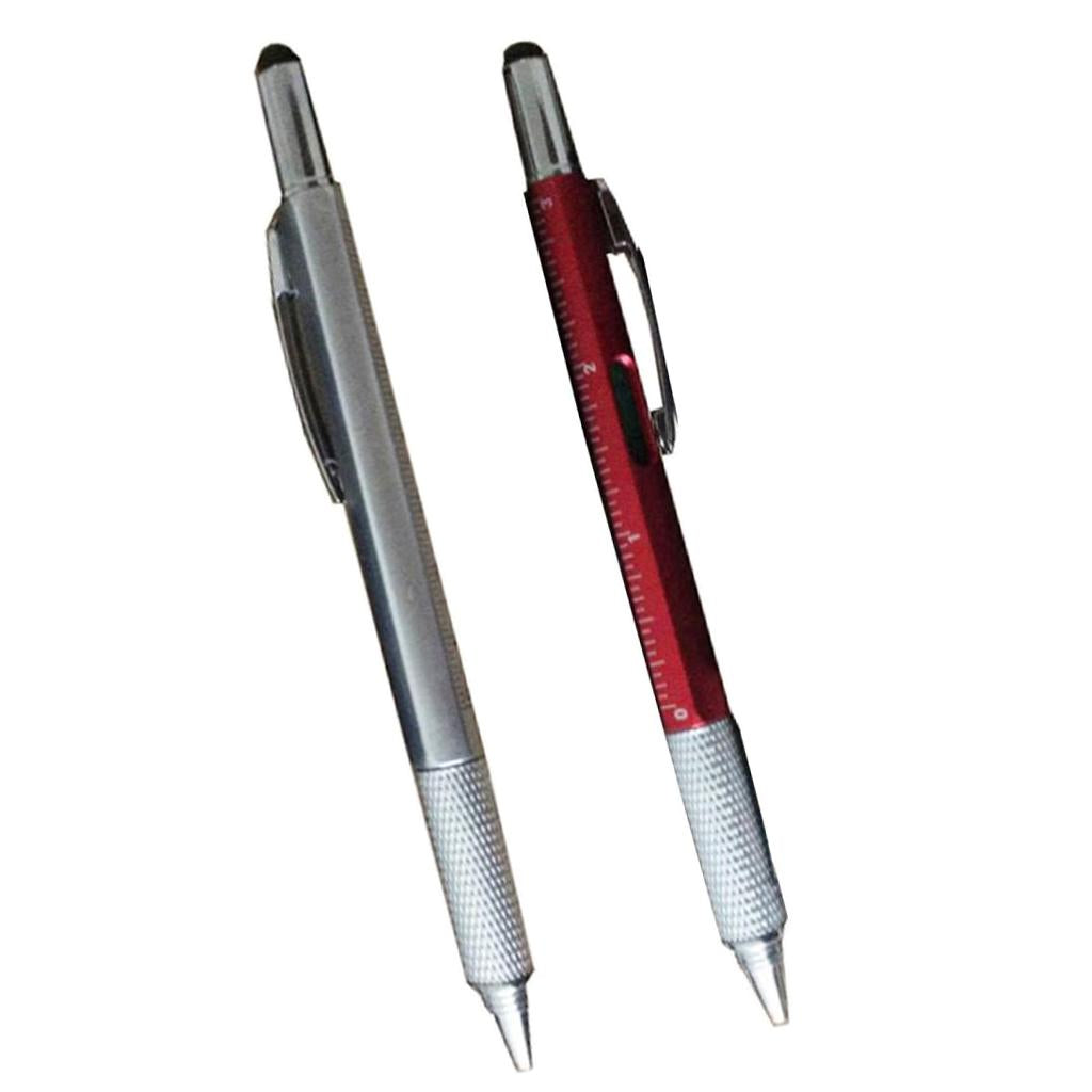 2 Pcs Capacitive Pen Stylus Ballpoint Pen for Samsung Apple Phone Computer
