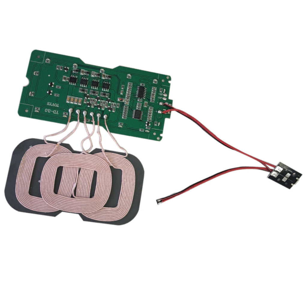 5W Wireless Charger PCBA Circuit Board 3 Coil Wireless Charging Pad DIY