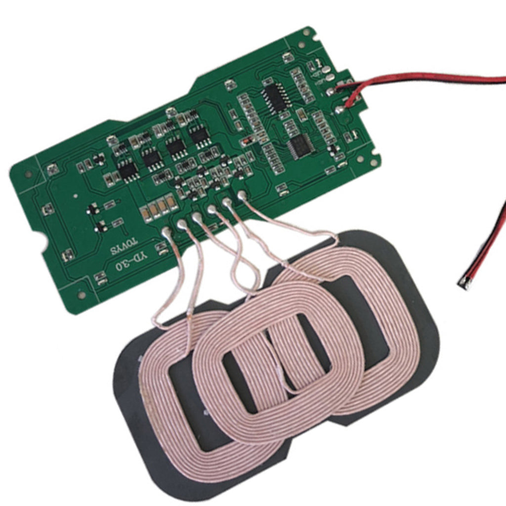 5W Wireless Charger PCBA Circuit Board 3 Coil Wireless Charging Pad DIY