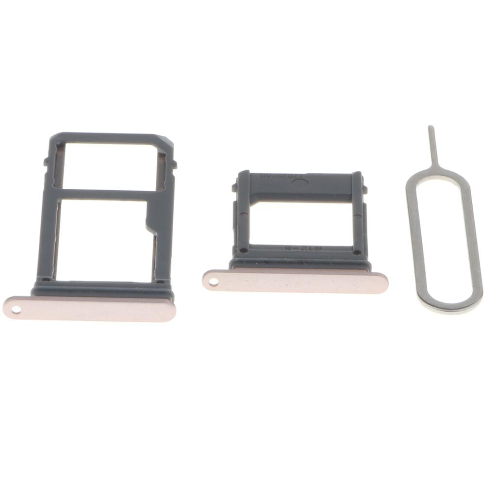 4xPhone Sim Card Holder Slot Tray Replacement for Samsung A5 A7 2017 A520 Pink