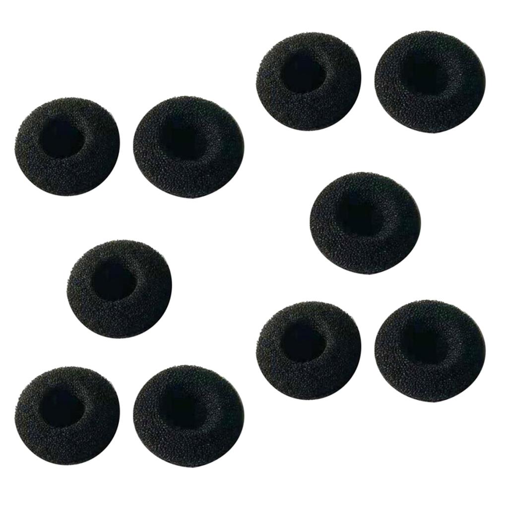 2x10 Pieces Foam Ear Pad Cover Earphone Earbud Anti-slip for Plantronics