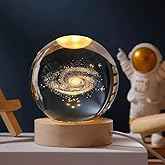 3D Acrylic LED Night Light with Durable Plastic Base Decorative Table Lamp (Solar Planet)
