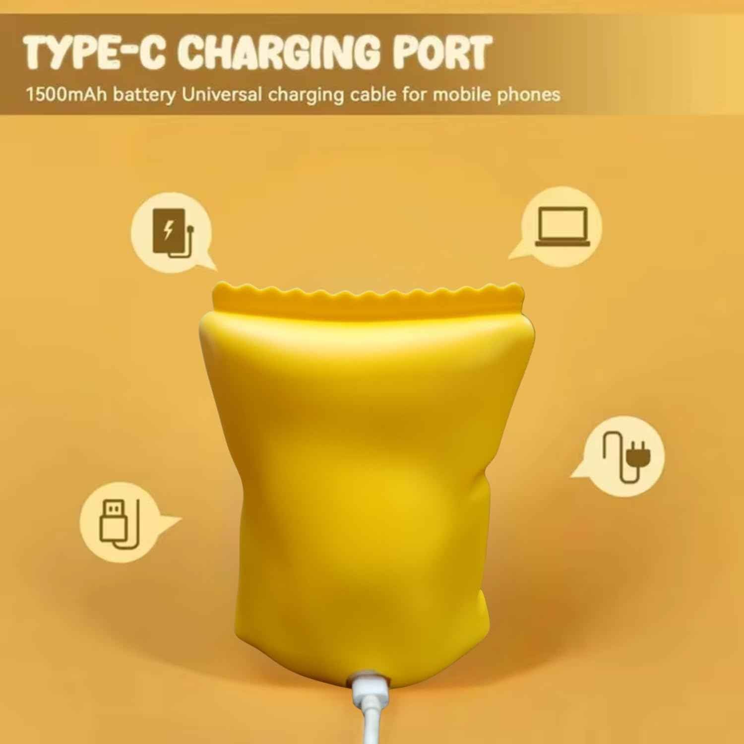 LED Digital Alarm Clock with night light, snooze, timer, and temperature display—fun cartoon style for kids’ rooms and home.