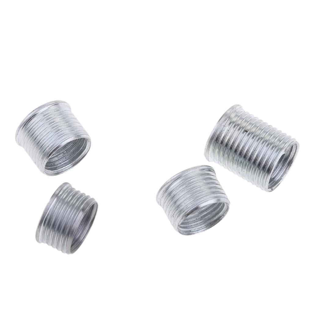5 Pieces 14mm Spark Plug Rethreader Repair Tap Tool Reamer Inserts Kits