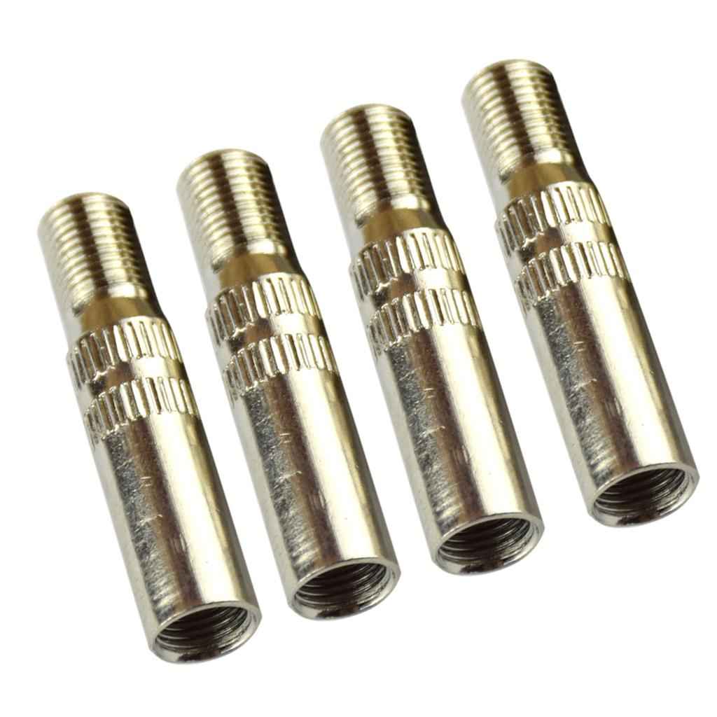 4 Sets Universal Car Bike Motorcycle Tyre Valve Extension Cap 39mm Adaptor Brass