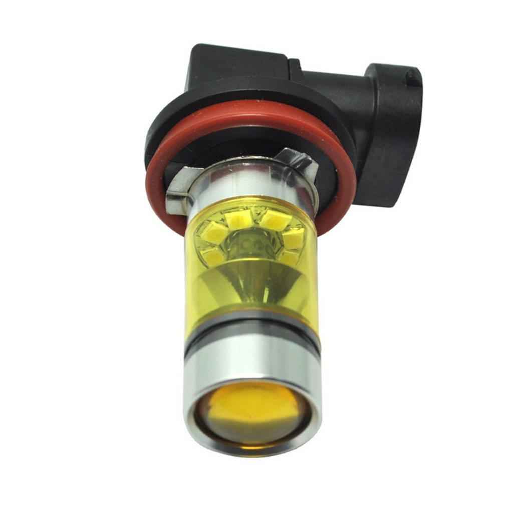 2 Pieces H11 H8 H9 2323 20LED 100W Car Fog Driving DRL Light 4300K Yellow