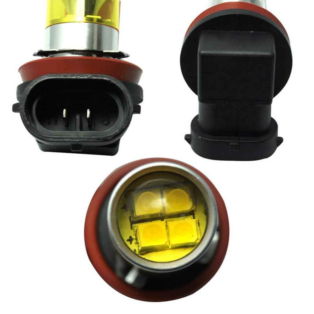 2 Pieces H11 H8 H9 2323 20LED 100W Car Fog Driving DRL Light 4300K Yellow