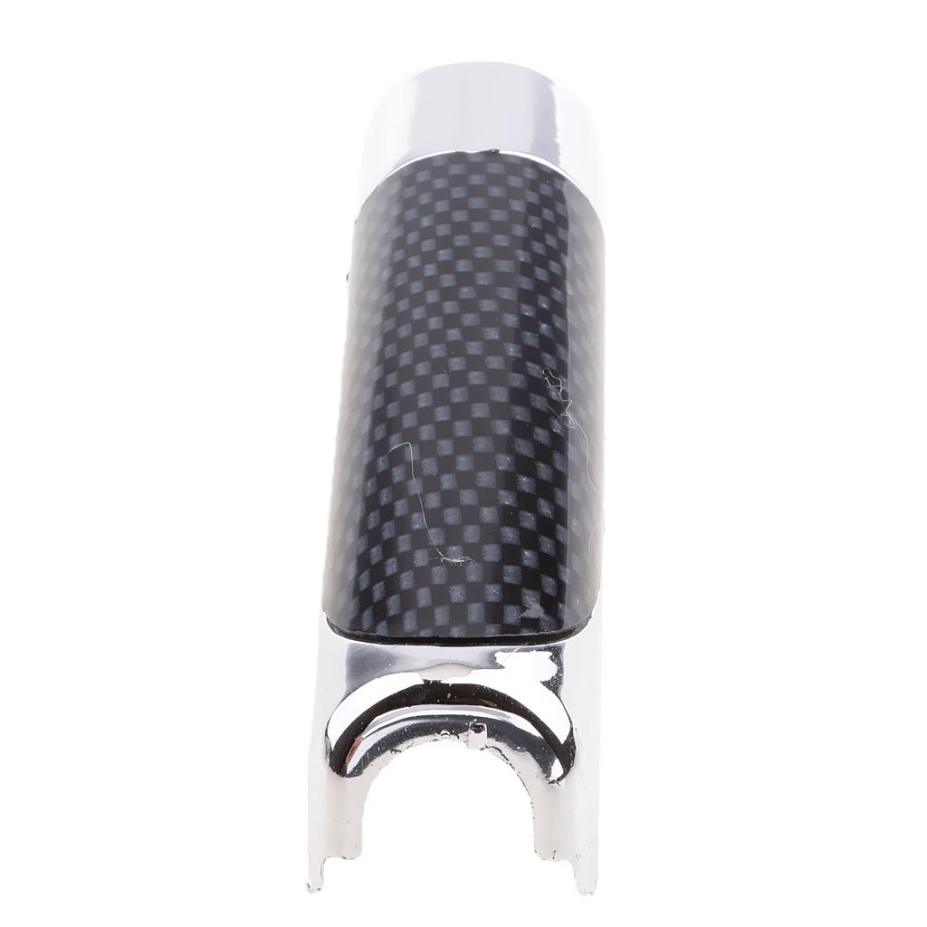 3xUniversal Car Accessory Hand Brake Imitation Protector Cover Carbon Fiber