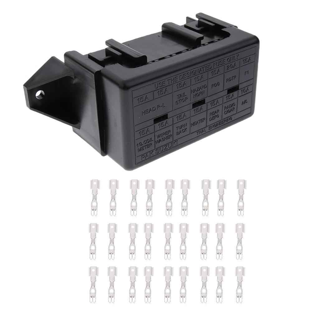 Automotive Car Boat 14Way Middle ATO ATC Blade Fuse Box Block with Terminals