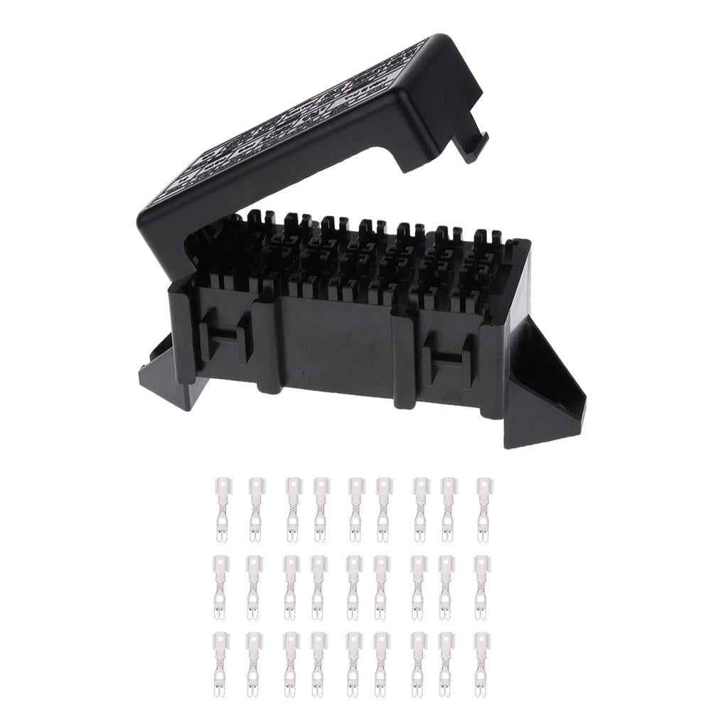 Automotive Car Boat 14Way Middle ATO ATC Blade Fuse Box Block with Terminals