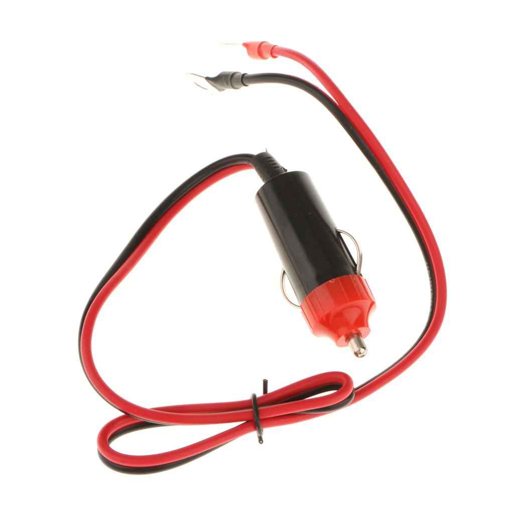 Cigarette Lighter Plug Cable Car Power Supply Inverter Adapter Wire 12V 10A