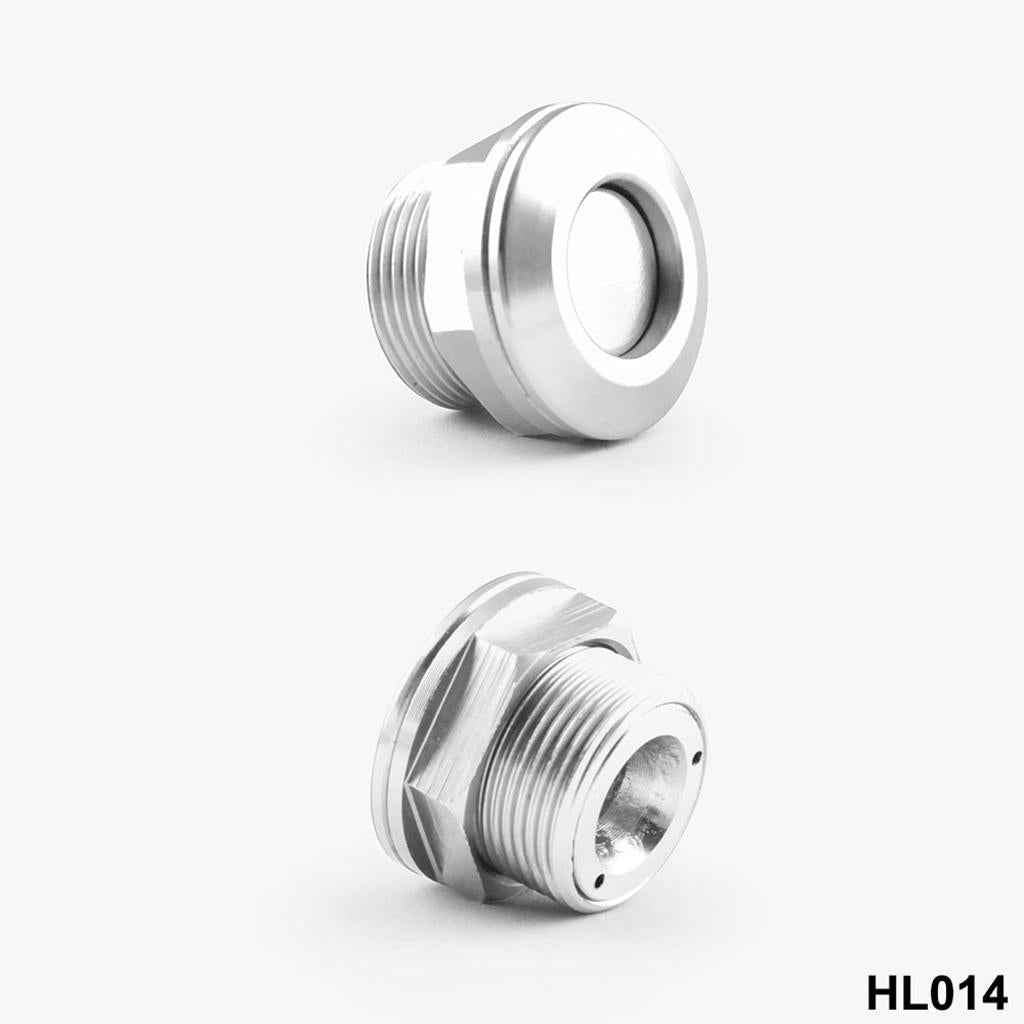 22mm Push Button Quick Release Bonnet Hood Pins Lock Latch Universal Sliver