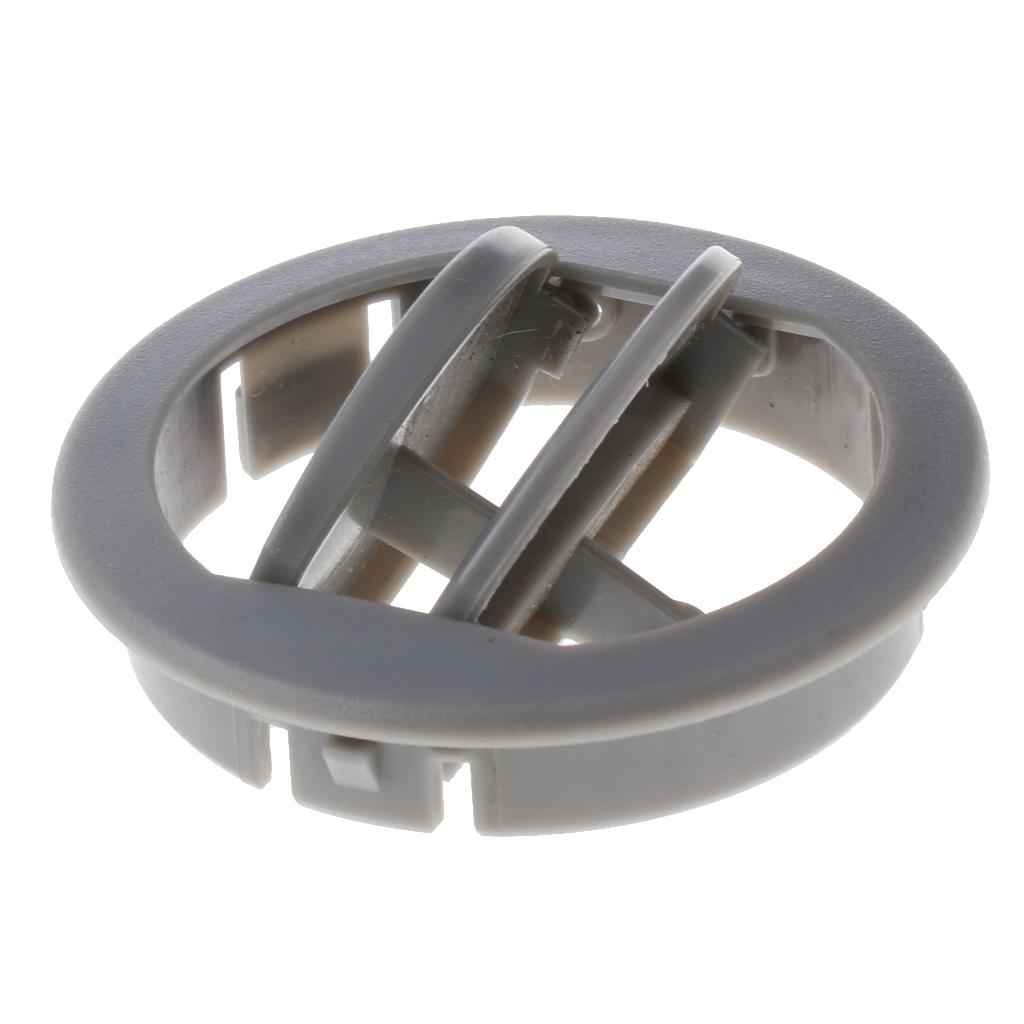 ABS Plastic RV ATV Trailer Interior Round A/C Vent Air Outlet 360° Rotating Gray