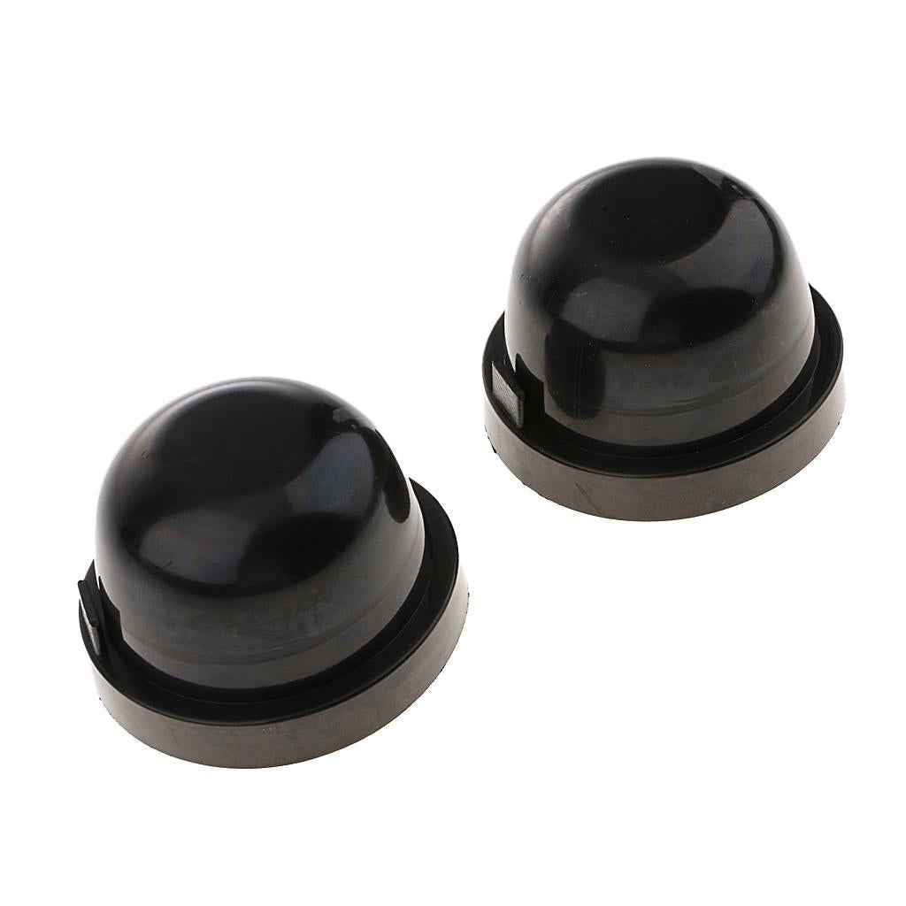 2x Universal HID LED Headlight Headlamp Dust Cover Light Cap Dustproof 75mm