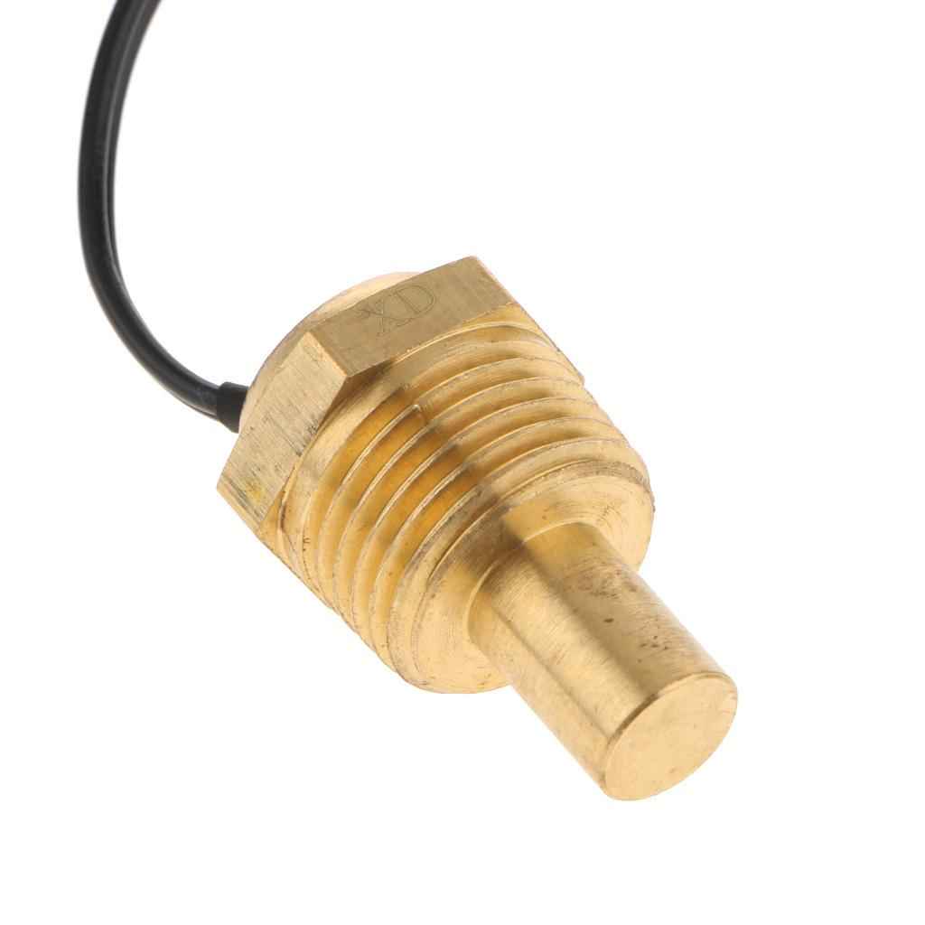12V-24V Car Truck Digital Water Temp Temperature Sensor Head Plug 21mm
