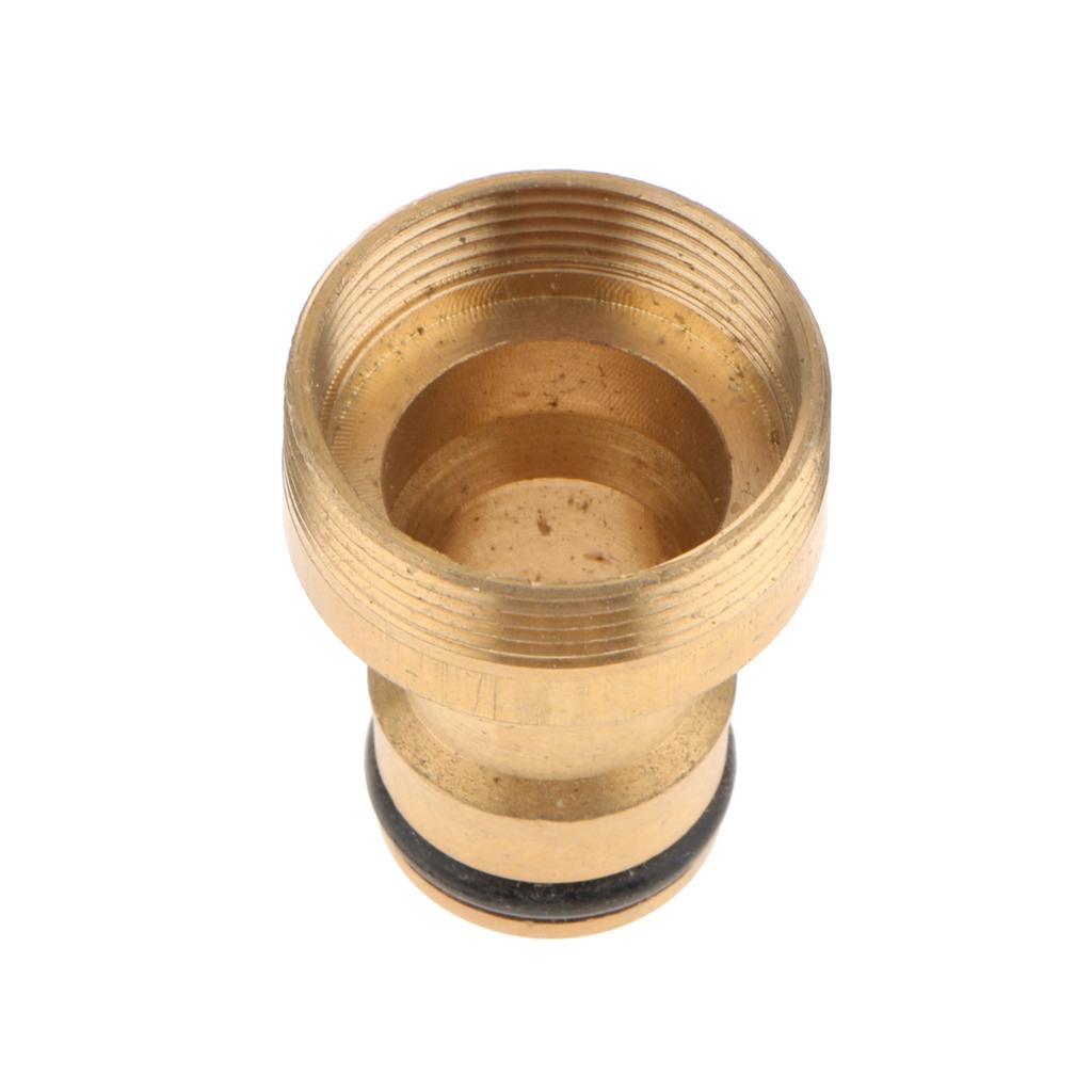 2xCar Wash Water Threaded Tap Copper Quick Connection Adapter Fitting