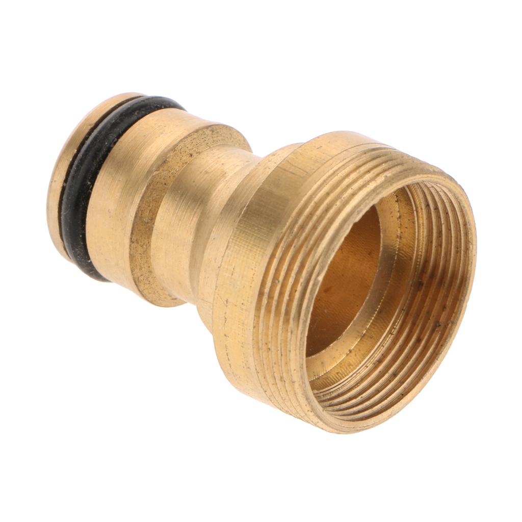 3xCar Wash Water Threaded Tap Copper Quick Connection Adapter Fitting