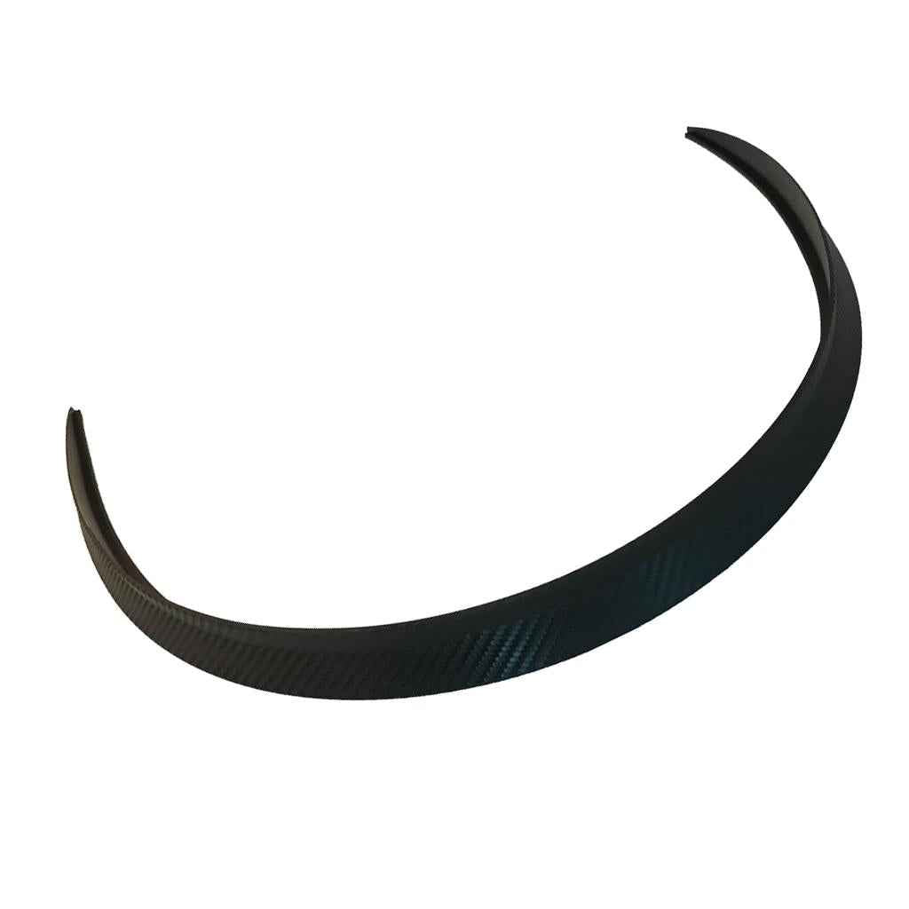 Black Protector Strip Wheel Eyebrow Pad Sticker Carbon Fiber 120cm