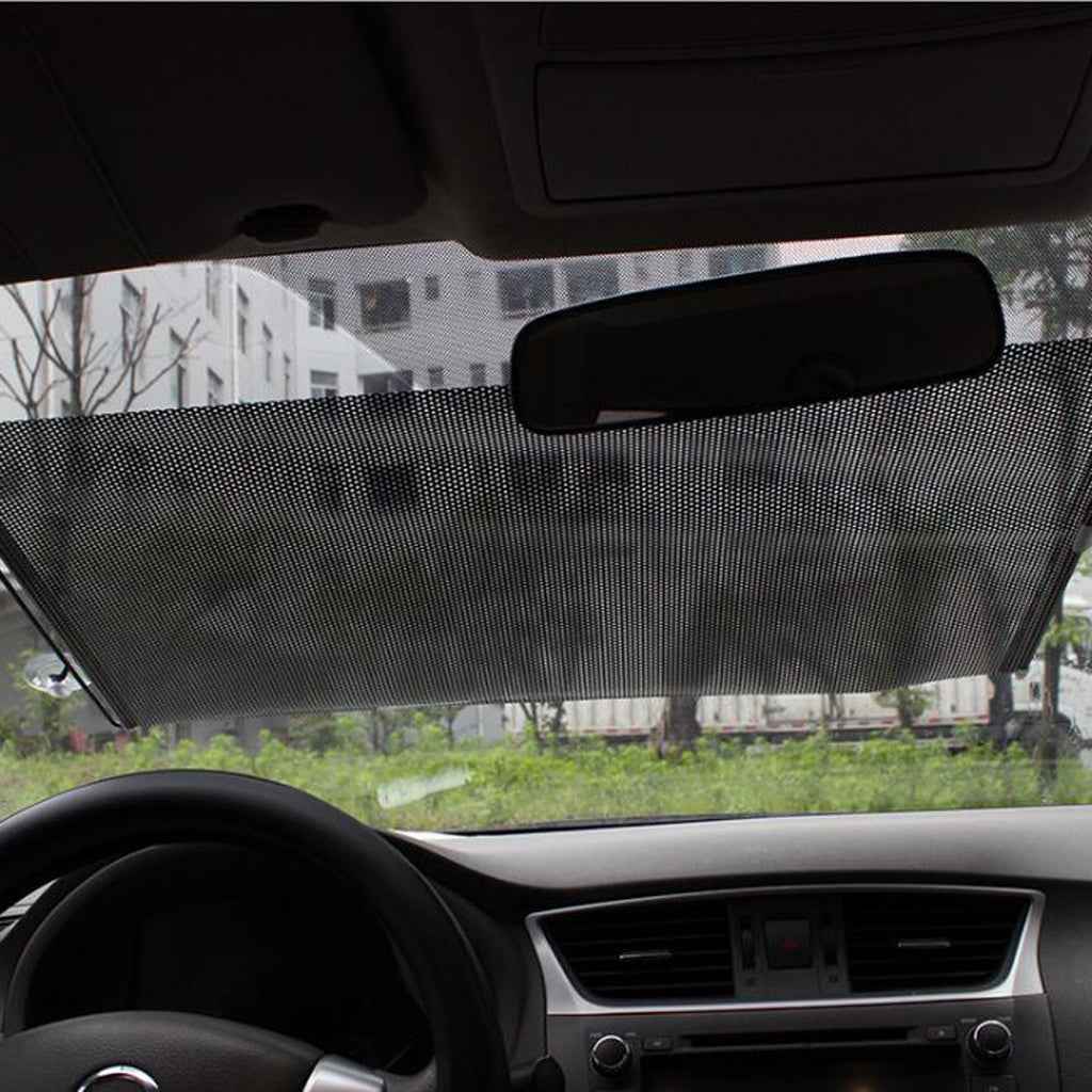 Retractable Car Window Curtain Sun Shade Side Sunshield Block Visor 40x60cm