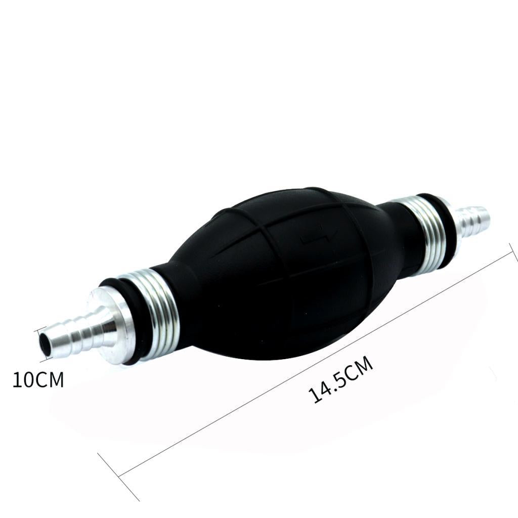 4xUniversal Automobile Hand Pump Manual Diesel Fuel Transfer Delivery 10mm