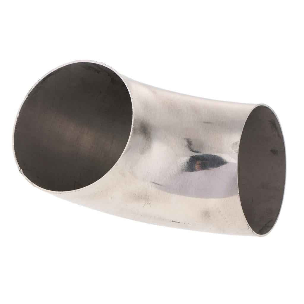 Auto 3" Stainless Steel 90Degree 76mm Exhaust Pipe Tubing Thick Trim Kit New