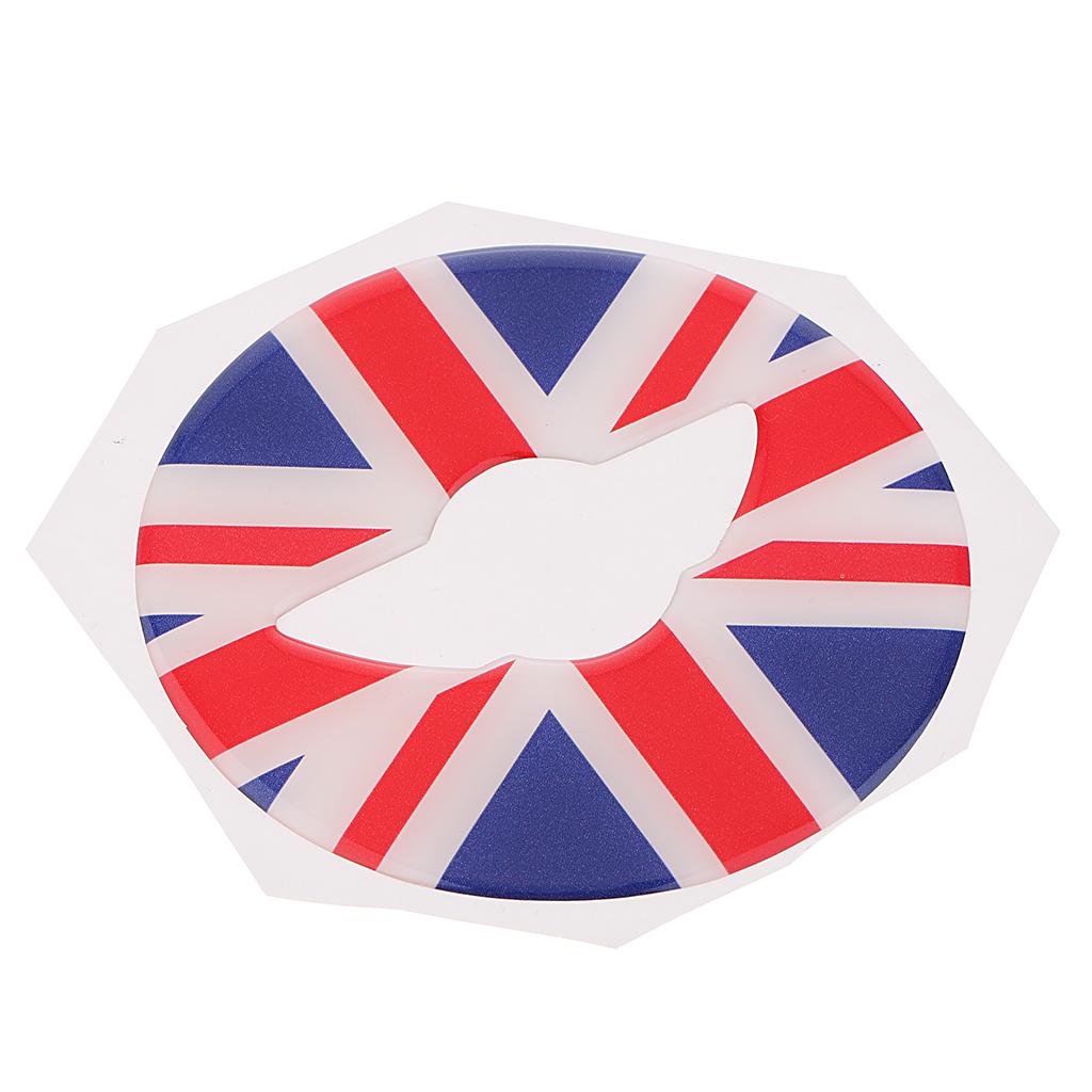 4x3D Steering Wheel Sticker Cover For Mini Copper F54 F55 F56 Red and Blue