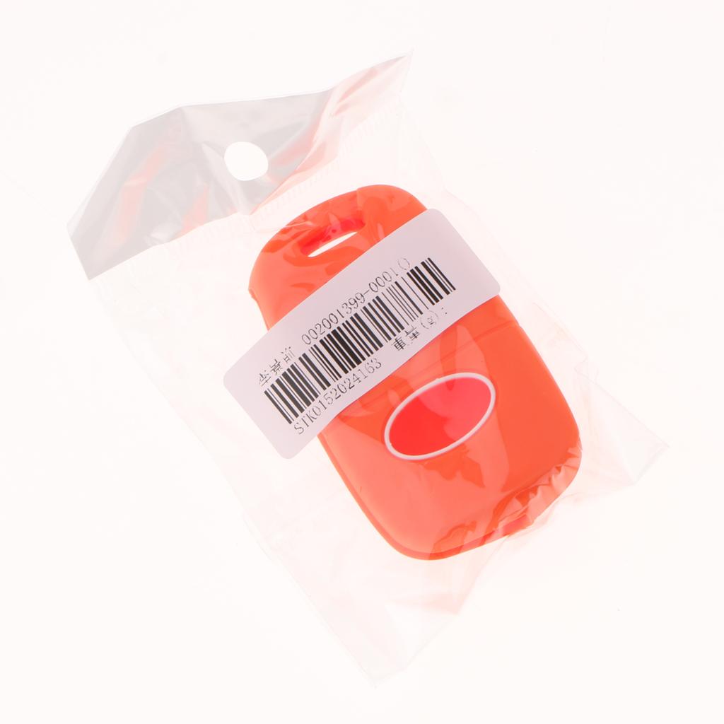 4xSilicone Romote Flip Key Shell For Hyundai K2 K5 K713 Sorento Orange