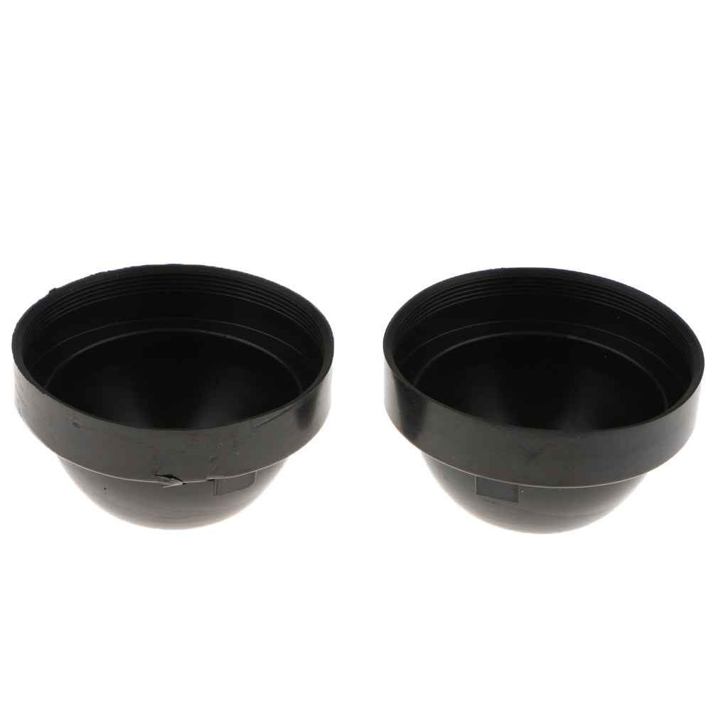 Pair Inner Rubber Housing Seal Cap Dust Cover for Car LED HID Headlight 100mm