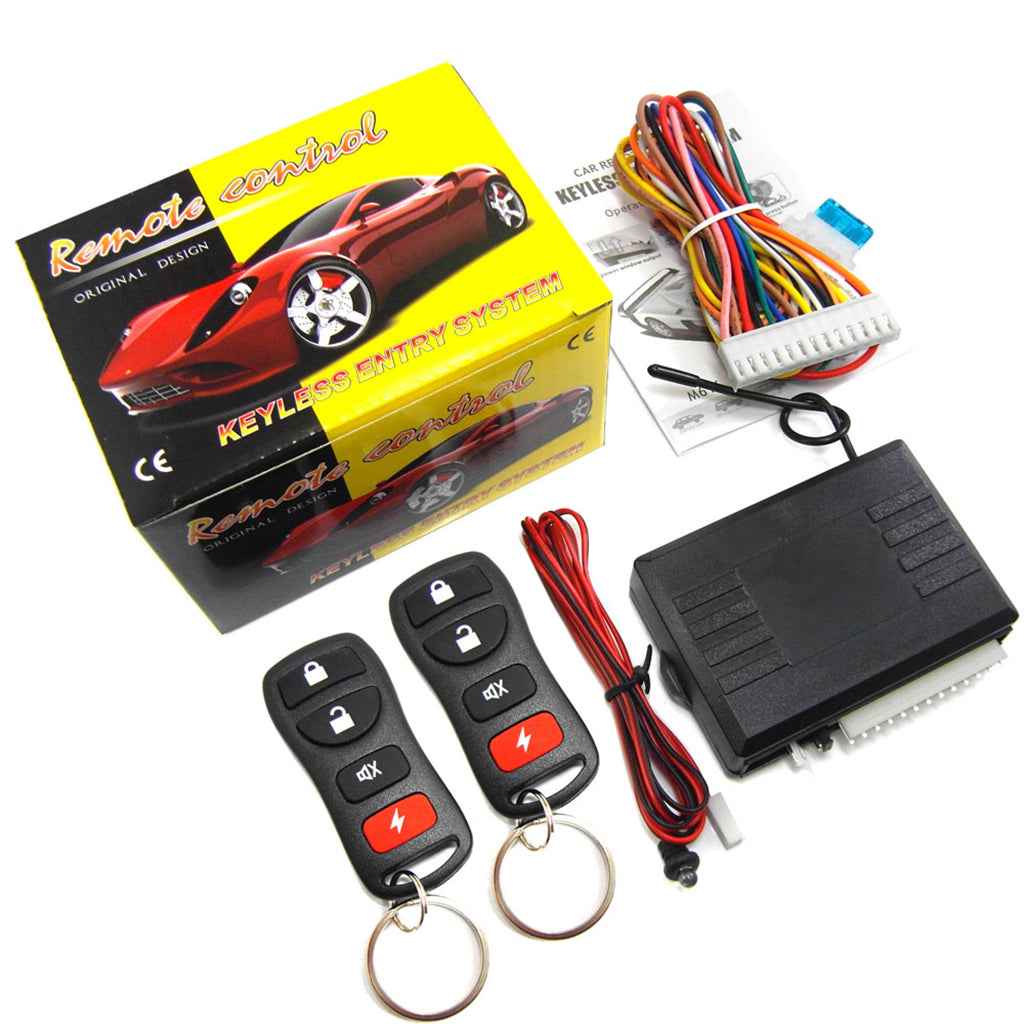 5 Piece Car Remote Central Kit Door Lock Vehicle Keyless Entry System Kits
