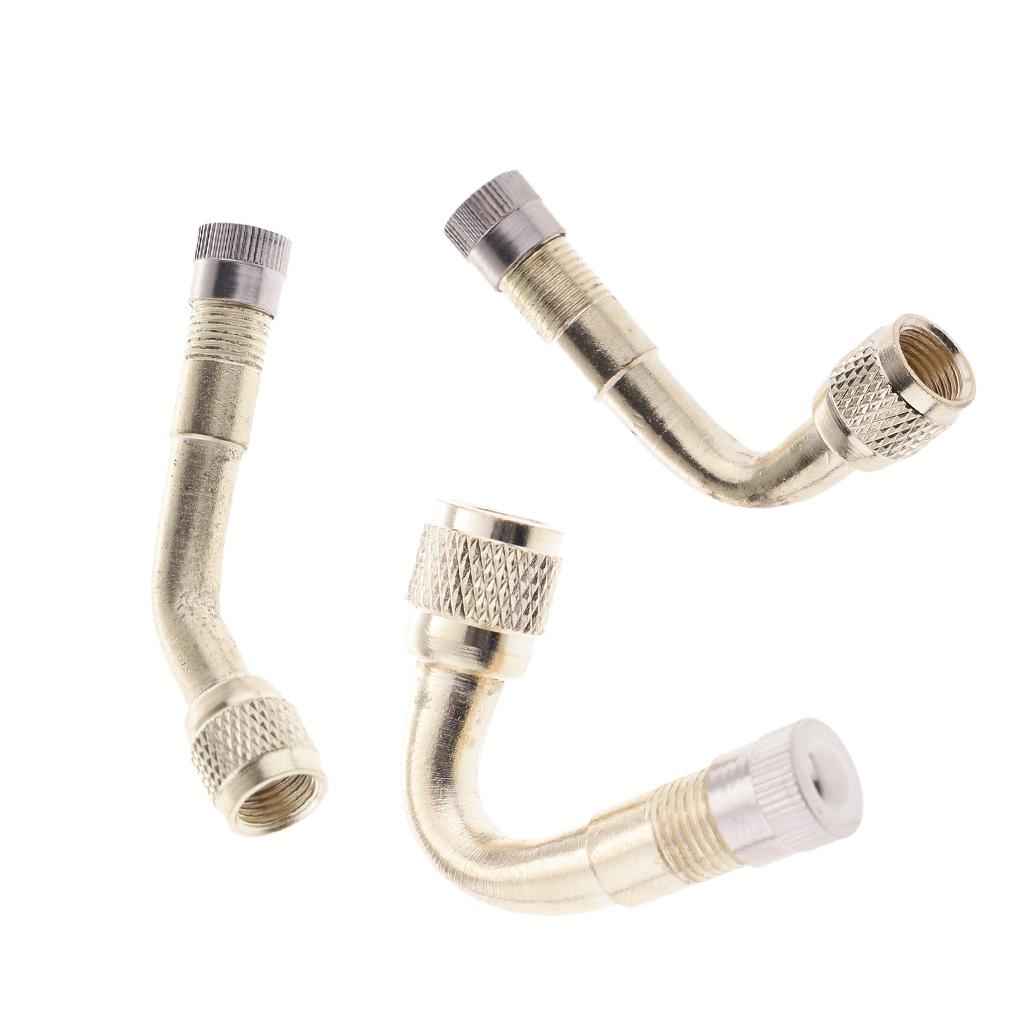 Angled Wheel Tire Tyre Valve Adapter for Motorcycle Car 90 Degree
