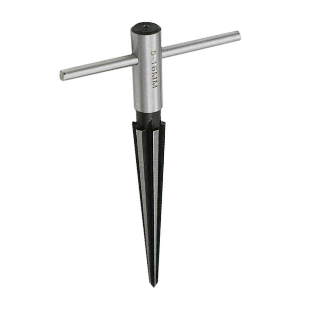 2xT Handle Taper Reamer Hand Held Tapered Hole Pipe Reaming Tool 5-16mm