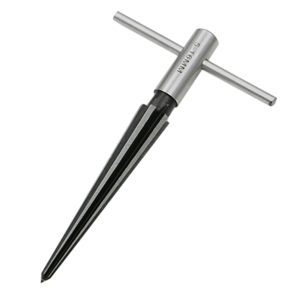 2xT Handle Taper Reamer Hand Held Tapered Hole Pipe Reaming Tool 5-16mm
