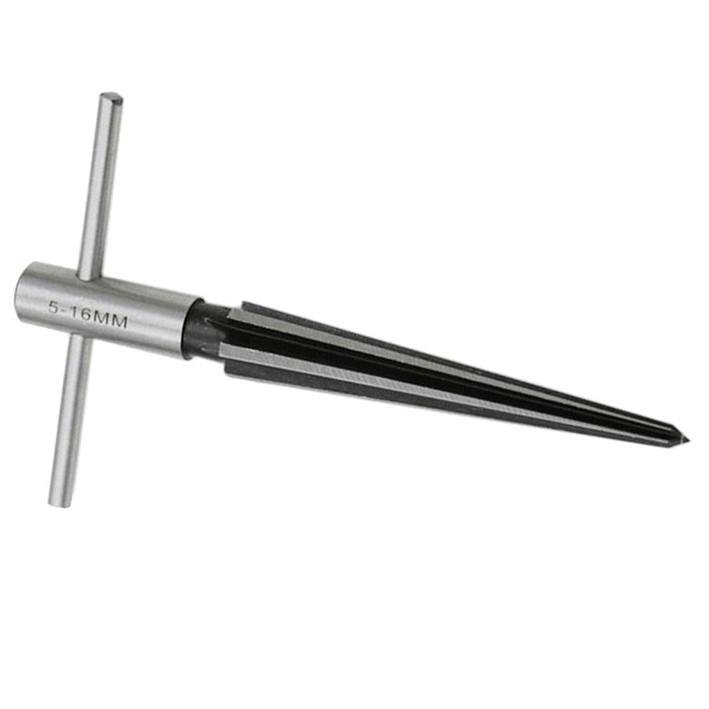 2xT Handle Taper Reamer Hand Held Tapered Hole Pipe Reaming Tool 5-16mm