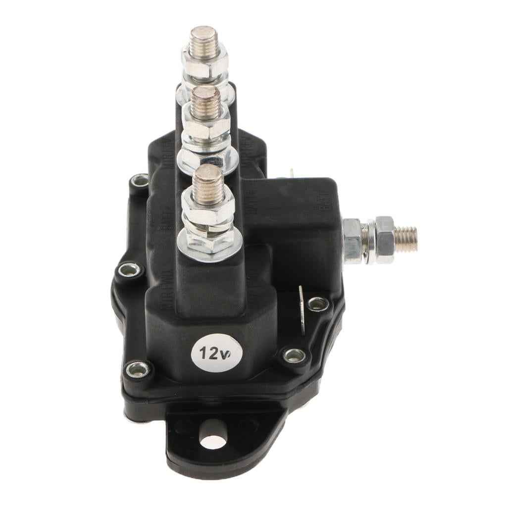 12V DC Solenoid Relay Contactor Winch Rocker Reversing Switch For Truck ATV