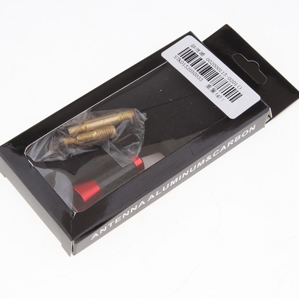 3xCar Radio Stubby Signal Antenna Aerial Roof AM FM Booster Mast Red