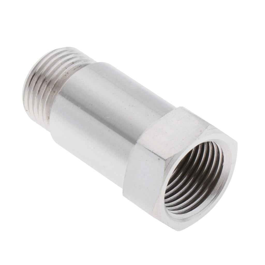New Stainless O2 Sensor Extension Spacer Fix Adapter Isolator 45mm-M18 x 1.5