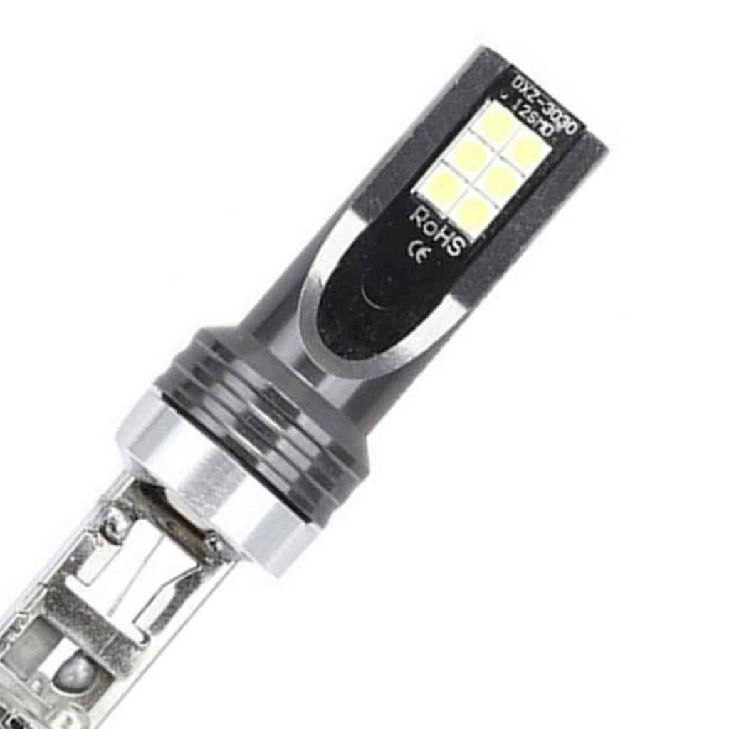 Pair H1 3030 24W 12-LED Conversion Kit 6500K Car Bulb Fog Driving Light