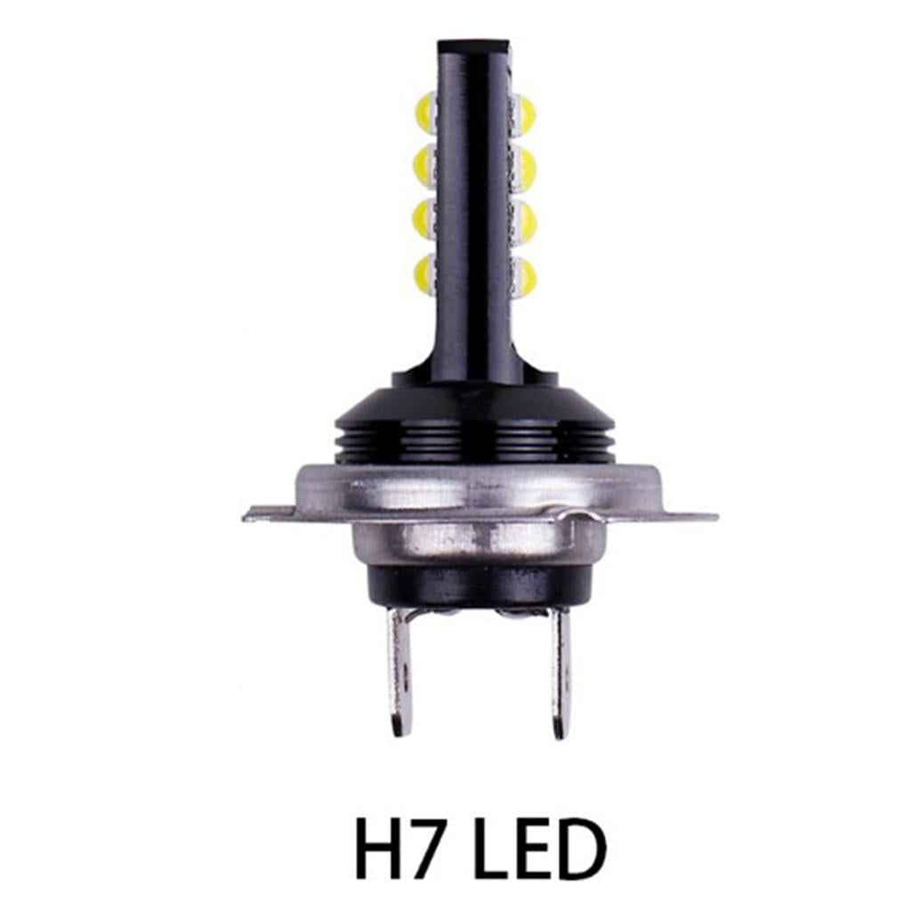 Univeral 2XWhite H7-60W-3030-12SMD LED Bulb HighPower Super Bright Car Light