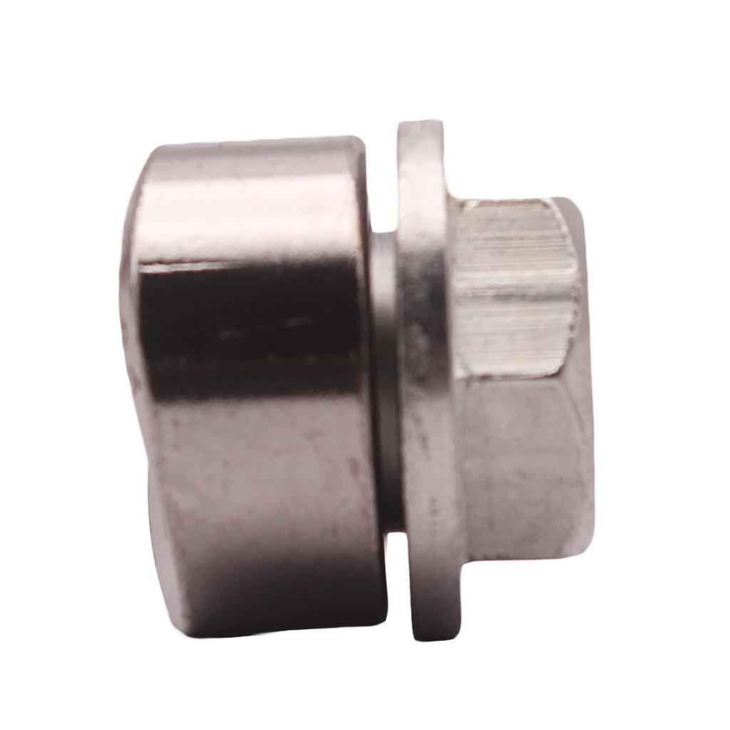 Oxygen O2 Sensor Stainless Steel Weld On Bung & Plug Nut & Cap 18 x 1.5
