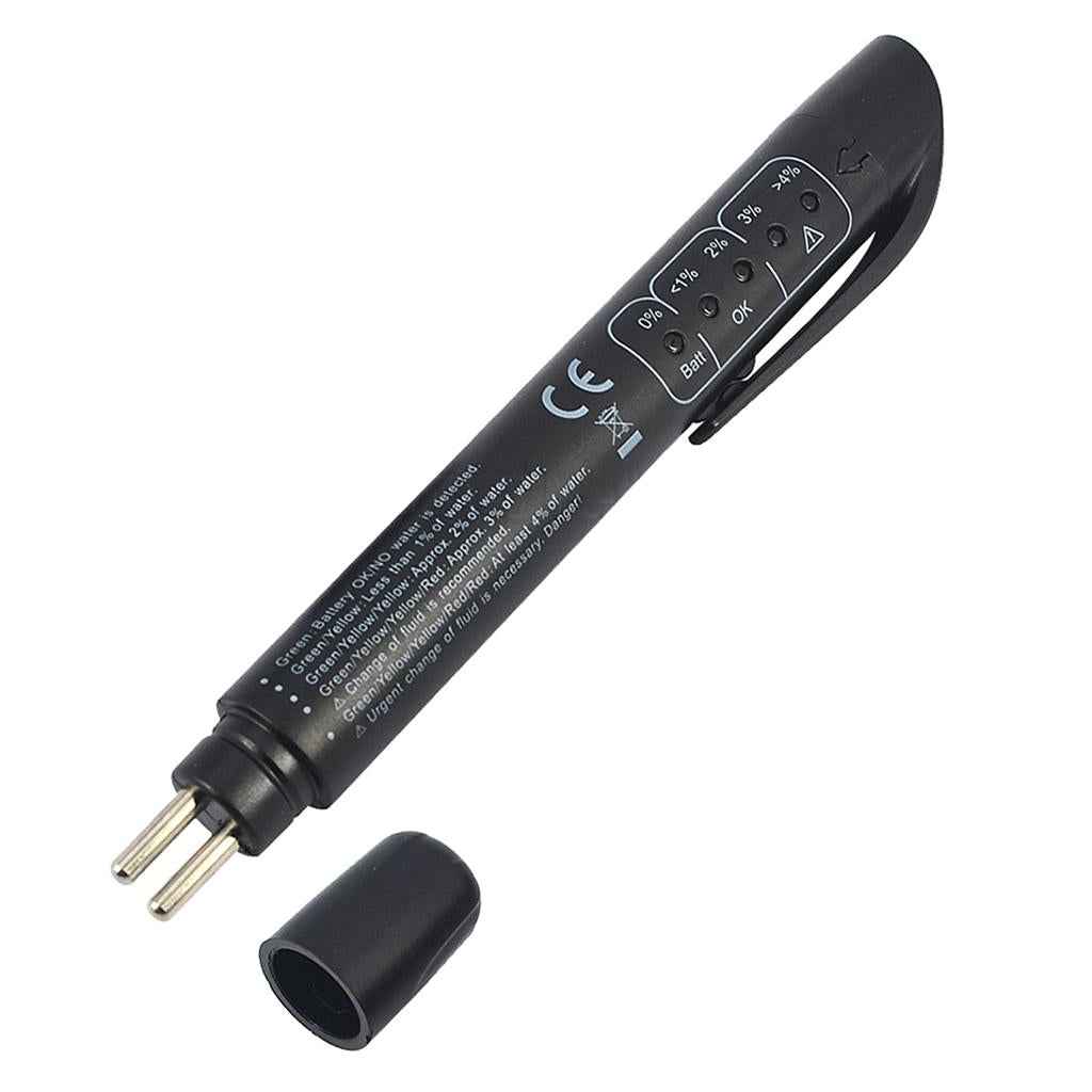 Universal Brake Fluid Liquid Oil Tester Pen 5 LED Indicator Car Testing Tool