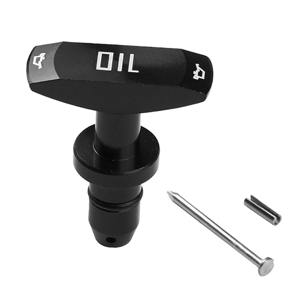 2xCar Engine Oil Caliper Pull Handle Black fits for Ford Mustang GT V8 GT500
