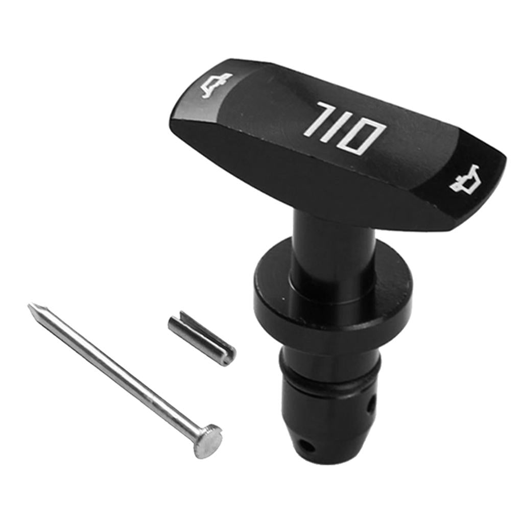 3xCar Engine Oil Caliper Pull Handle Black fits for Ford Mustang GT V8 GT500