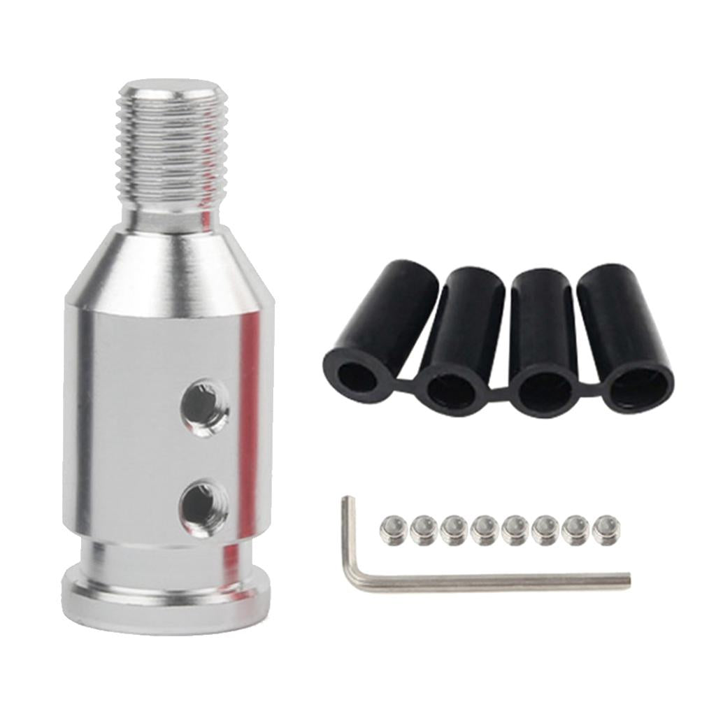 3xShift Knob Adapter for BMW/Mini Non Threaded Shifters 10x1.5mm Silver