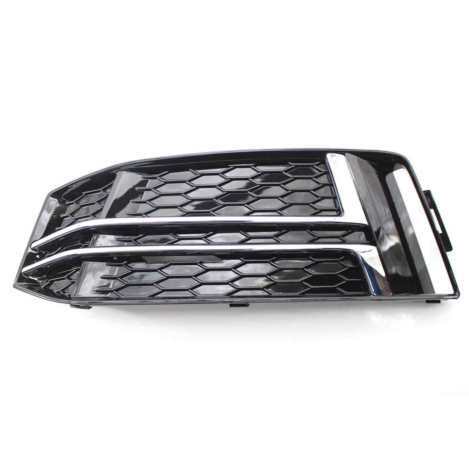 Fog Light Grille for AUDI A4 B9 S-LINE 2016-2018 8W0807681F Electroplating