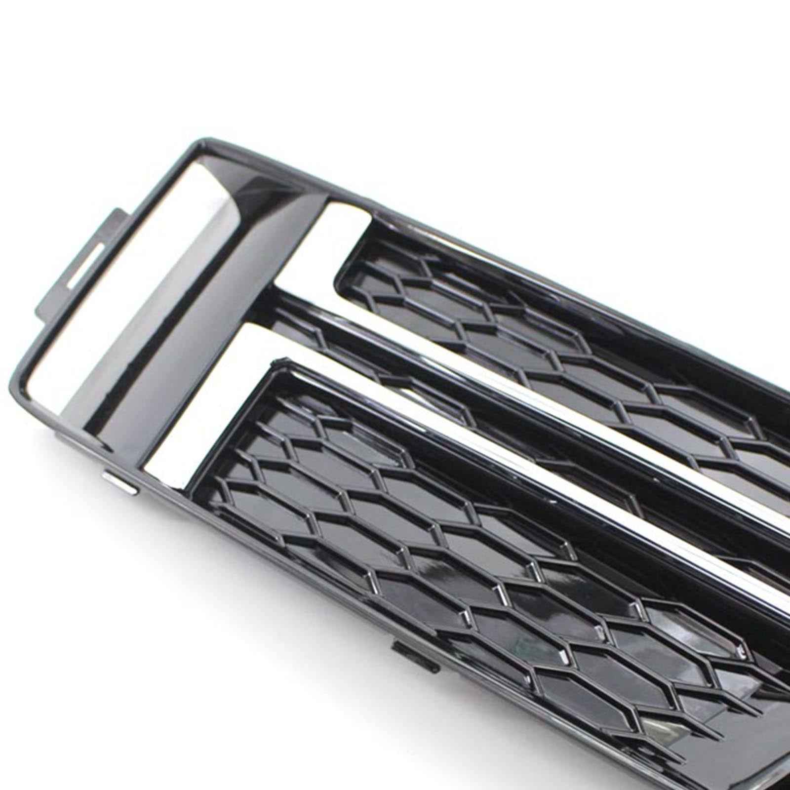 Fog Light Grille for AUDI A4 B9 S-LINE 2016-2018 8W0807681F Electroplating