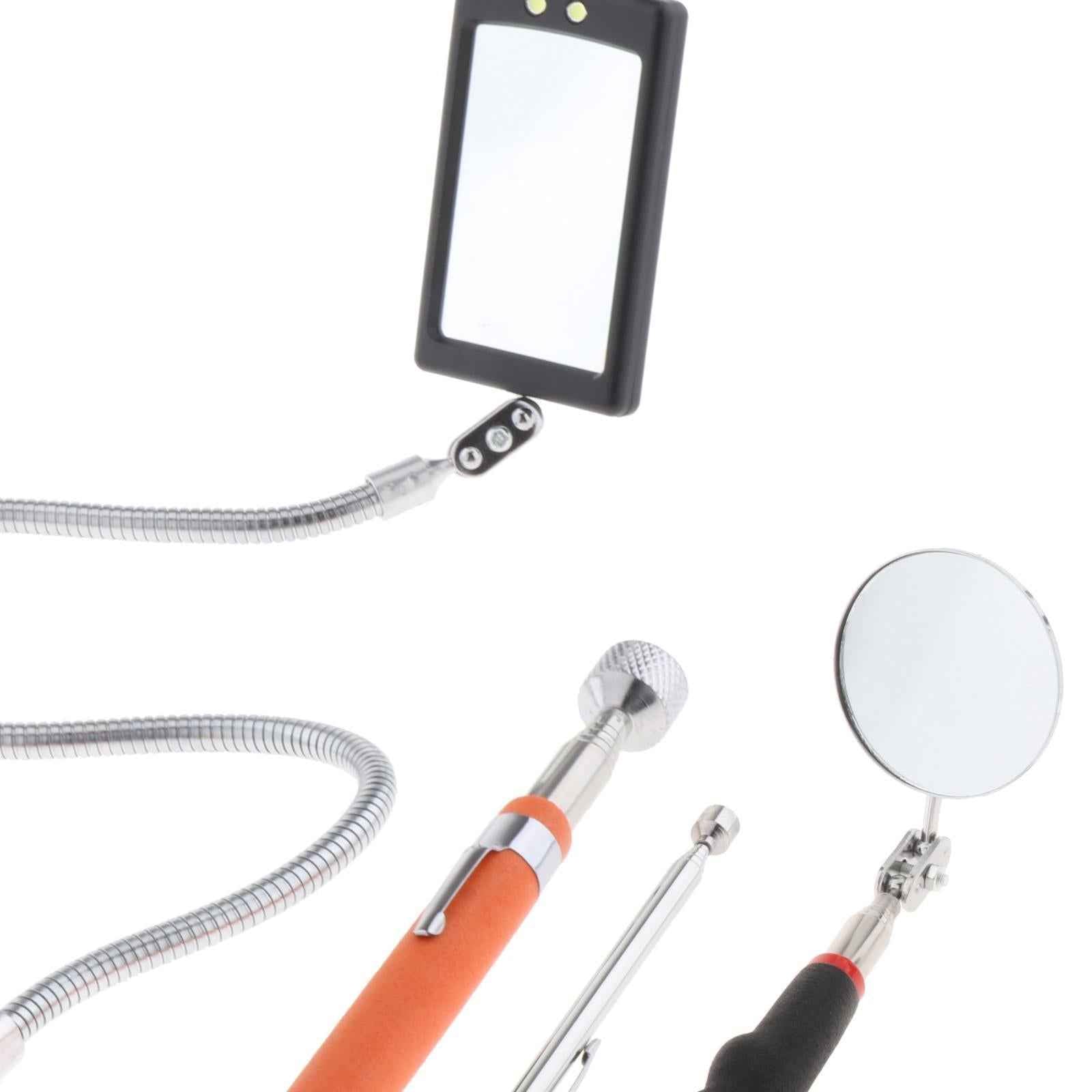 Magnetic Telescoping Pick-Up Tool Kit Fit for Home Use Inspectors Mechanics 4 Pieces