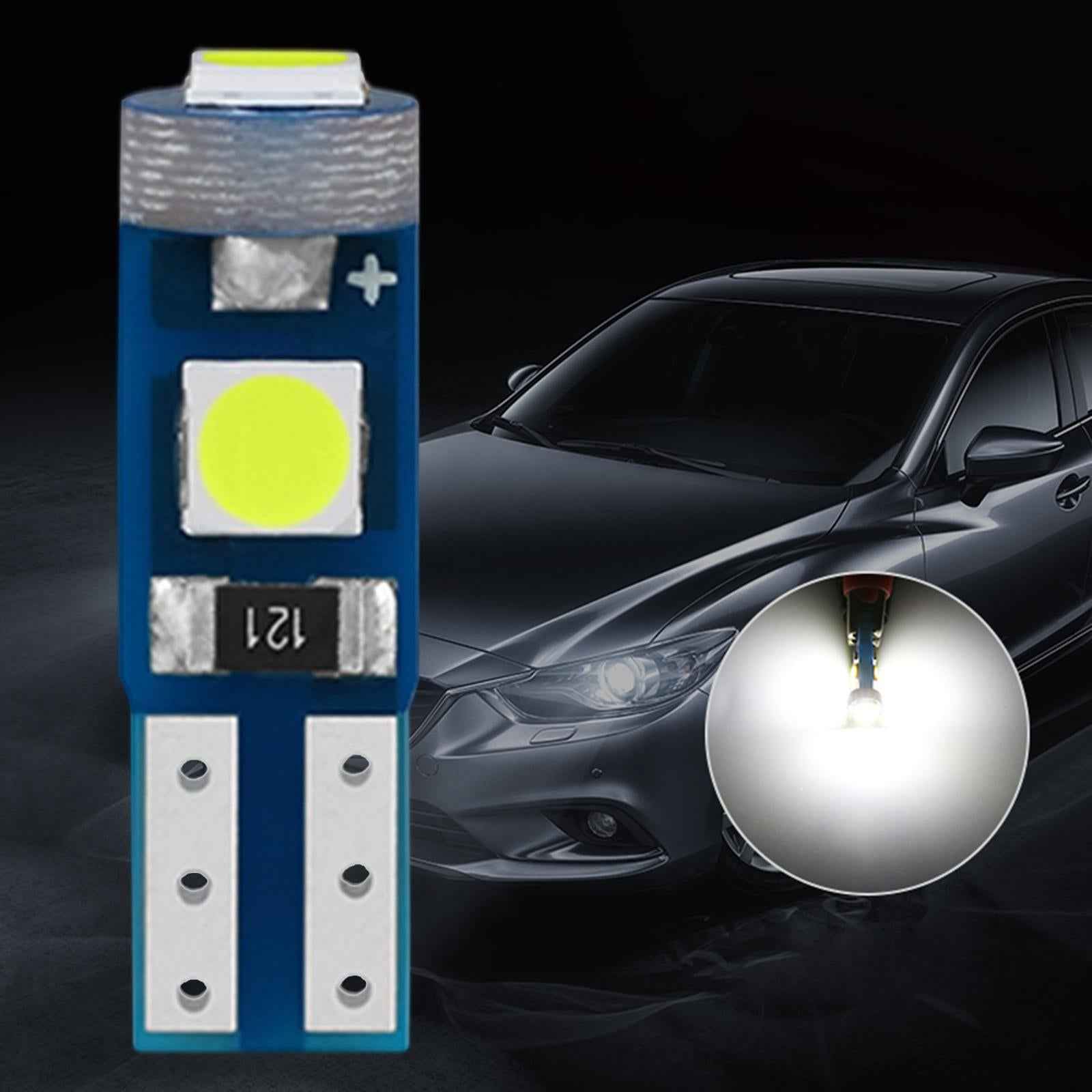 Car Motorcycle LED Dashboard Light T5 3SMD Indicator Fit for Reading Lights green