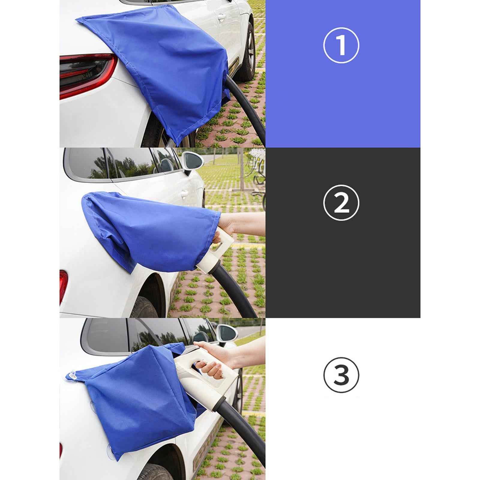 EV Charging Port Jack Hood Magnetic Rain Protection Drum Magnetic
