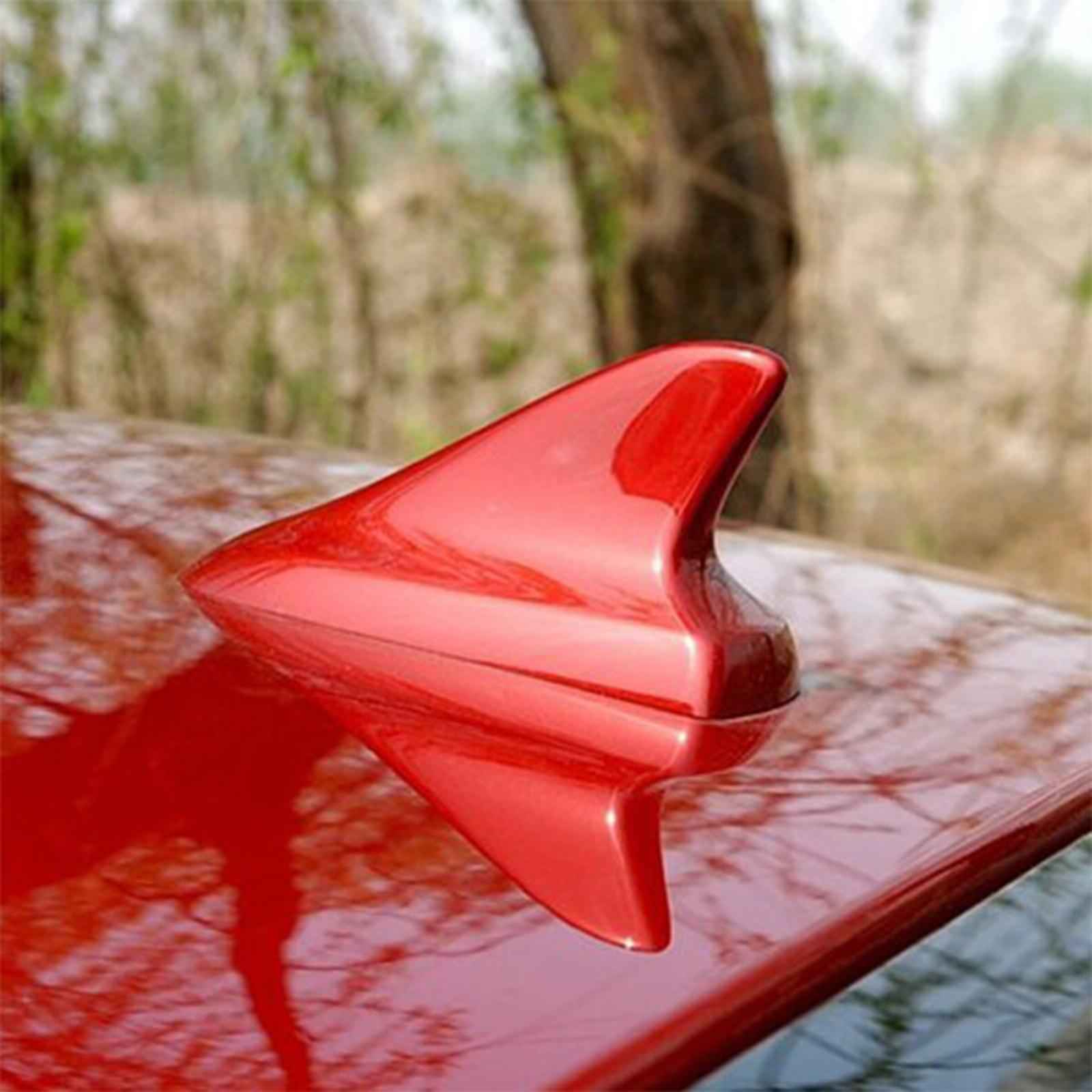 Shark Fins Antenna Accessories Paste Use Replace for GM Car black