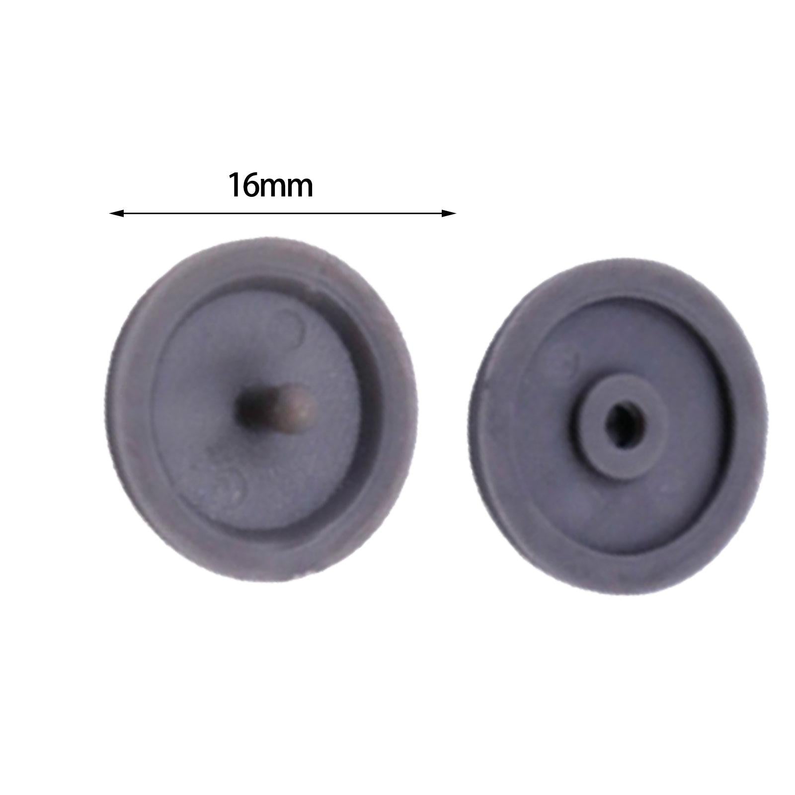 4xSeat Belt Stop Buttons Prevent Seat Belt Buckle from Sliding Down Belt Gray